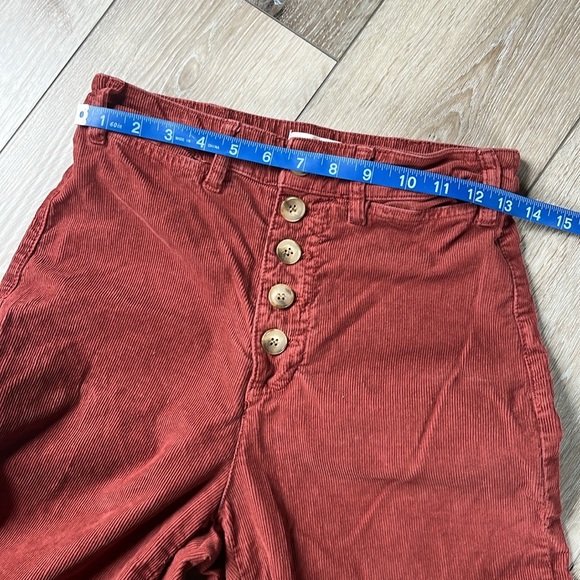 Marine Layer Bridget Corduroy
Crop Pant Size 6 Brown Red Rust - Picture 12 of 12